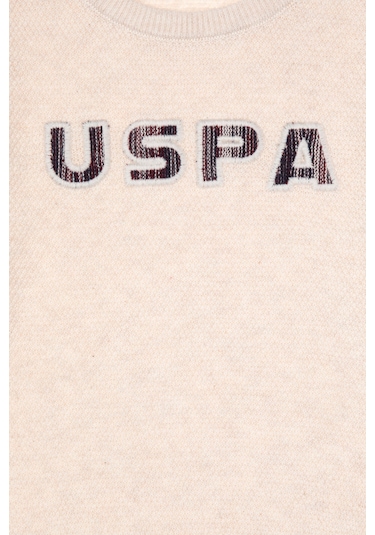 U.s. Polo Assn. Erkek Çocuk Krem Melanj Kazak /triko 50311133-vr159 Krem Melanj