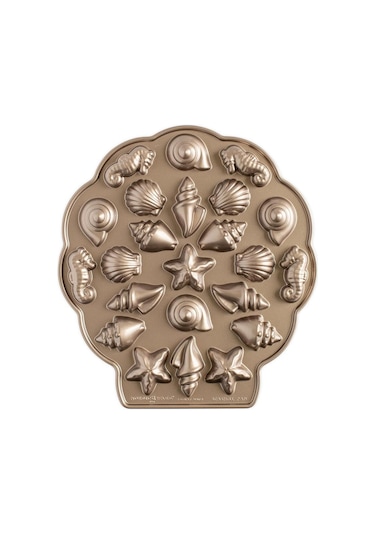 Nordicware Mini Deniz Kabukları Kek Kalıbı - Platin