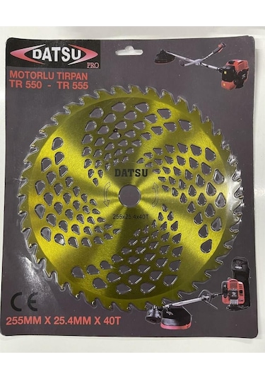Datsu Elmaslı Tırpan Testeresi 255 Mm 40 Diş-30399