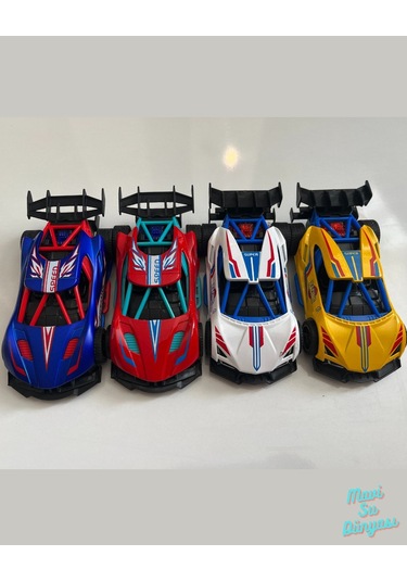 Metal Çek Bırak Yarış Arabası 14x6 Cm Kırmızı Kırmızı