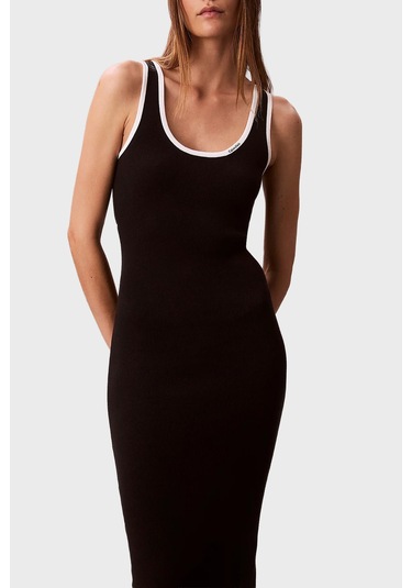 Calvin Klein Bayan Elbise Lv047d301g Ub1 Siyah Siyah