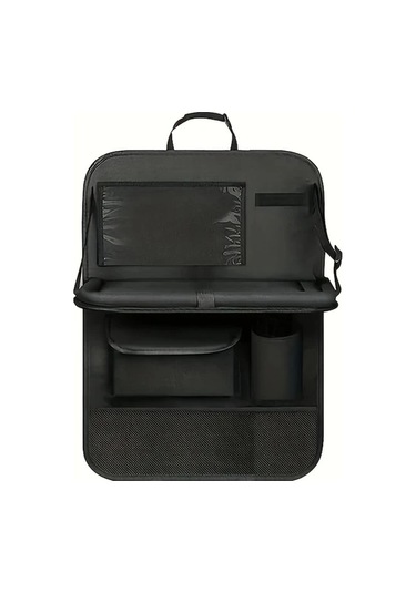 Dashanshop Katlanır Masa Fonksiyonlu Oksford Koltuk Arkası Organizer - Çok Cepli Dayanıklı Araç Saklama Çantası