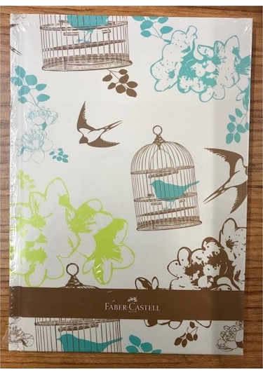 Faber Castell Lastikli Ciltli Defter A5 120Ypr.Suni Deri N11.2164
