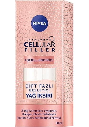 Nivea Hyaluron Cellular Filler Şekillendirici Çift Fazlı Besleyici Yağ İksiri 30 ML