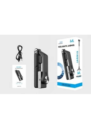 Createtech Smartphone Tripod El Gimbal Sabitleyici, 1-axis Özçekim Sopa