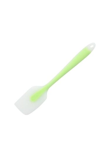 Yeşil Isıya Dayanıklı Silikon Spatula Pişirme Krep Spatula Pişirme Omlet Mutfak Eşyaları Kauçuk Geniş Turner