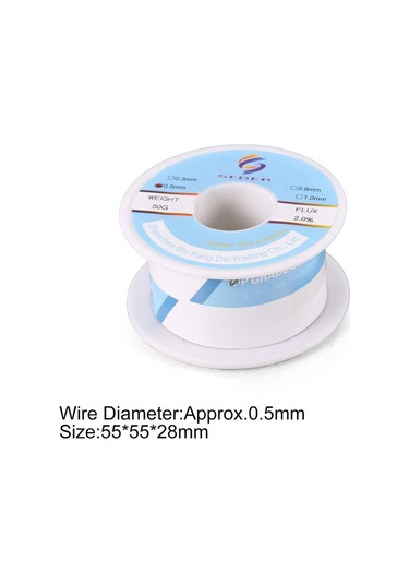 Sfd 0.5mm 50g Yüksek Saflıkta Düşük Erime Noktalı Kalay Kurşun Kalay Tel Lehimleme Teli Rulo