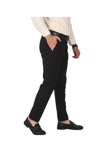 Deepsea Erkek Siyah İtalyan Kesim Tüylenmez Likralı Spor Pantolon Esnek Kumaş Bilek Boy Boru Paça Klasik Pantolon 2502005 Siyah Deepsea Erkek Siyah İtalyan Kesim Tüylenmez Likralı Spor Pantolon Esnek Kumaş Bilek Boy Boru Paça Klasik Pantolon 2502005 Siyah