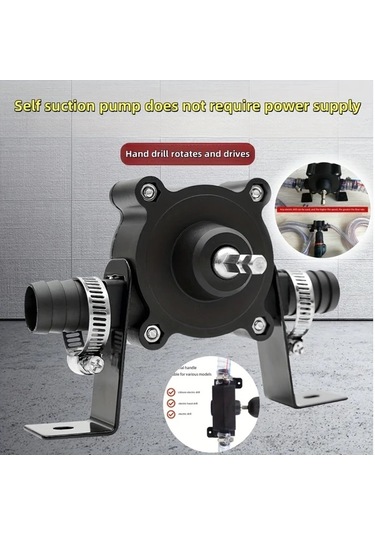 Boatshop1 Yeni Pompa Ev Kullanımı İçin Küçük Manuel Su Pompası Seti Pratik Dc Su Pompası Kendinden Emişli Santrifüj Pompa Elektriksiz Çalışır