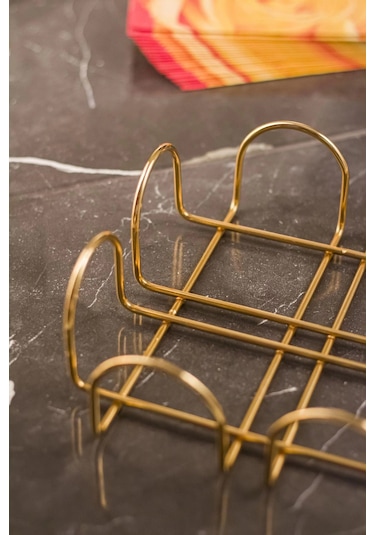 Gold Sunum Peçeteliği & Peçetelik Paslanmaz Çok Renkli