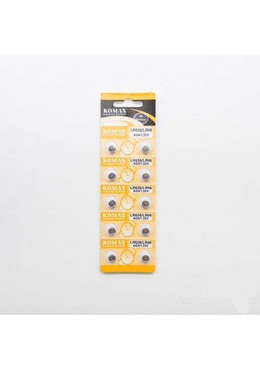 Komax AG4/LR626 Lityum 1.55V Mini Saat Pili 10'lu