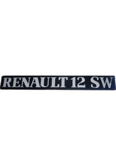 Renault Uyumlu Renault 12 Sw Krom Yazı