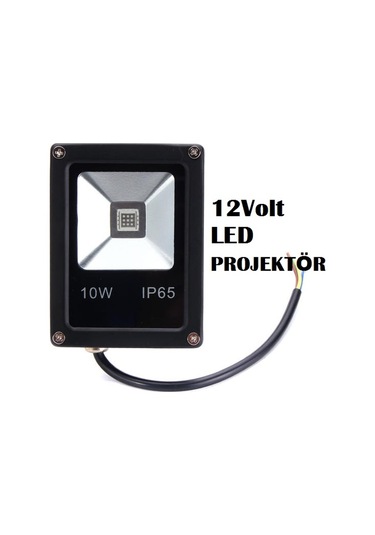 12v Araç Tipi 10w Led Projektör Beyaz 10 Watt Led Projektor