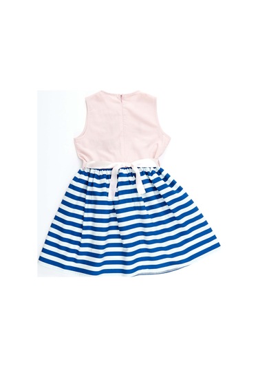 Denokids Mshb&g Çiçekli Kız Çocuk Abiye Elbise Pembe