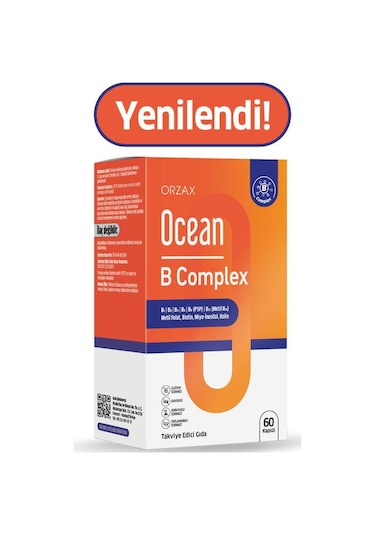 Ocean B Complex 60 Kapsül- Skt: 08/2028