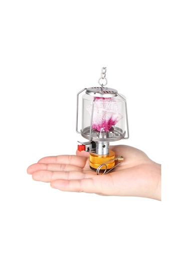 Neevoyu "kamp Aydınlatması: Taşınabilir Gazlı Çadır Lambası, 3 Fitilli, Piezo Ateşlemeli" Çok Renkli