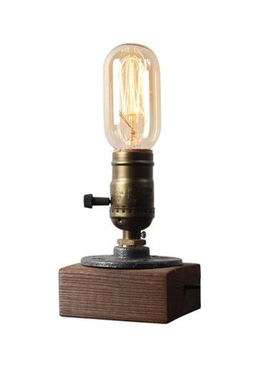 Agoodshop Lambalar E27 Masa Lambası Bağbozumu Endüstriyel Masa Lambası