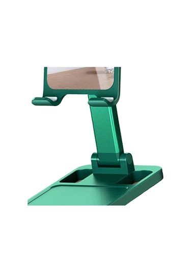 Homyl Katlanabilir Telefon Tutucu Masaüstü Braketi Ayna-yeşili