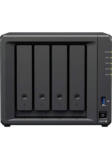 Synology Ds925+ 4gb 4x3.5" Sata Desteği Raıd Nas Depolama Ünitesi