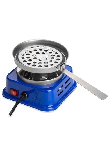 Mini Kare Elektrikli Ocak Mavi