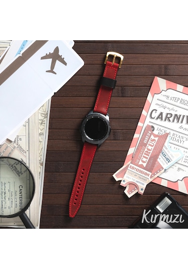 Vagave Huawei Watch Deri Kordon Gt,-Gt2-Gt3-Gt3 , 20mm-22mm,