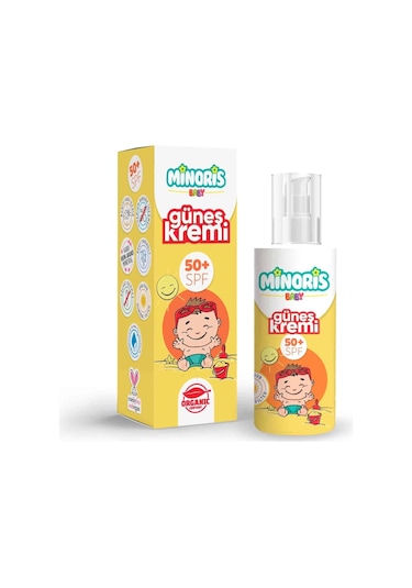 Minoris Baby Organik Güneş Kremi 50 Spf 150ml