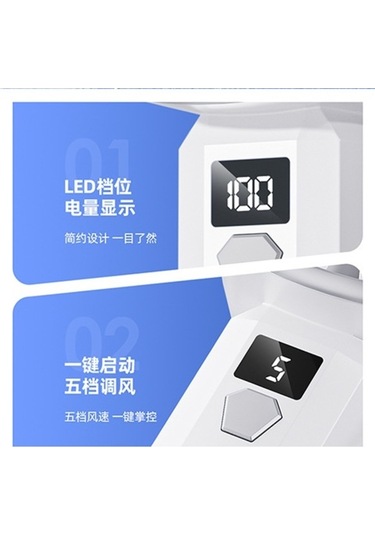 Supermarket1 Türkçe Klavye Usb Şarj Mavisi Küçük Tipi Fan, Uygun Öğrenciler Ve Ev Dekoru İçin