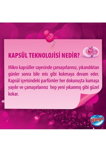 Bingo Soft Konsantre Çamaşır Yumuşatıcısı Begonvil 4 x 1440 ML