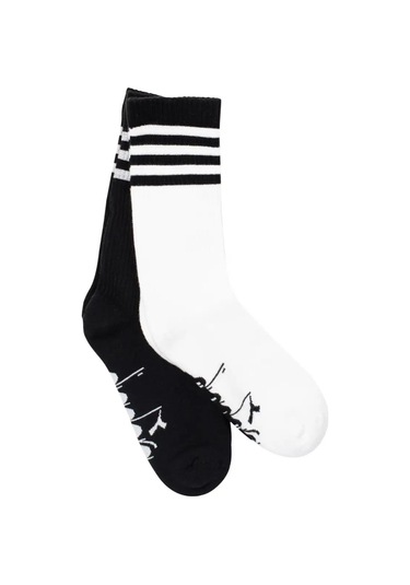 Diadora D202531-955 2 Pack Striped Crew Socks M Erkek Çorap Çok Renkli