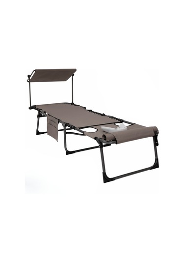 Kingcamp Magnolia B10 Plus Hands-free Premium 7 Kademeli Katlanır Şezlong Beige Bej