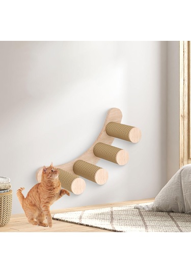 Suntek Duvara Monte Kedi Tırmanma Rafı Sağlam Merdiveni