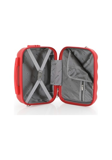 Mçs Polipropilen 2li Valiz Seti Kabin & Makyaj V305 S21yy1000073-set 00004 Kırmızı
