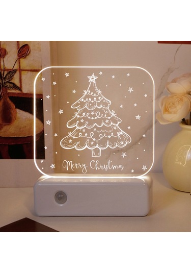 Lıcorıce Çift Kullanımlı Akıllı İndüksiyon Gece Lambası-noel Ağacı Sıcak Renkler Diğer