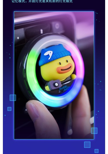 Spring Araba Dekorasyonu Renkli Pikap Ritim Aydınlatma Dekorasyonu Siyah Diğer