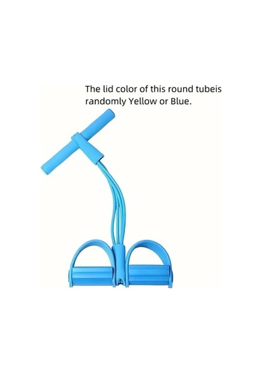 Fochsia Pembe 4'lü Doğal Lateks Direnç Lastiği Yoga Fitness Çekme Aleti Pembe