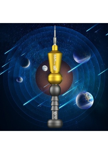 Symbee Kırmızı Manyetik Tornavida - 0.8mm Beşgen Uç, Saat Ve Elektronik Tamiri İçin Çelik Araç Diğer