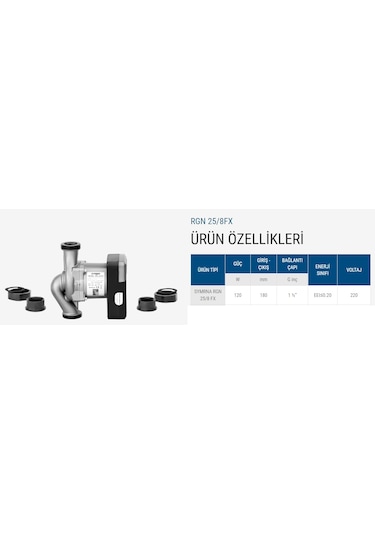 REGEN RGN 32/10 FX SİRKÜLASYON POMPASI