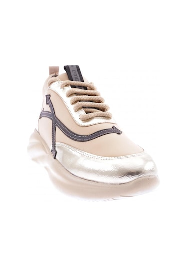 Dgn 211-23y Kadin Kalin Taban Bağcikli Sneakers Ayakkabi 211-2026-R12632 Ten