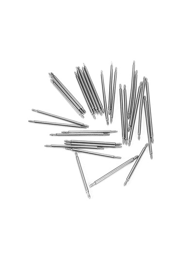 Paslanmaz Çelik Saat Pimi Yaylı Susta 100 Adet Karışık Kutulu