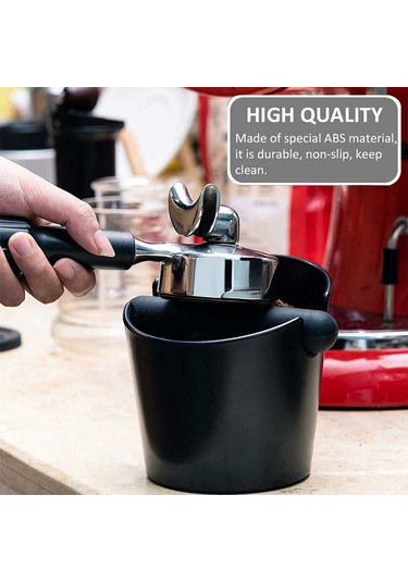 Ranyeek Kahve Tokuş Kutusu, Abs Malzeme, Oranj Renk, 12.2 Cm, Anti-kayma, Boyutlu Kapasite, Espresso Makinesi Arkadaşı, Barista Aksesuarı Diğer