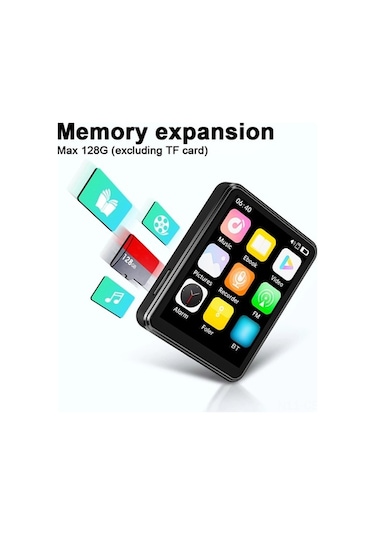 Flybuy 2.4 Dokunmatik Bluetooth Mp3/mp4 Çalar, Tf Kart, E-kitap, Video Oynatıcı