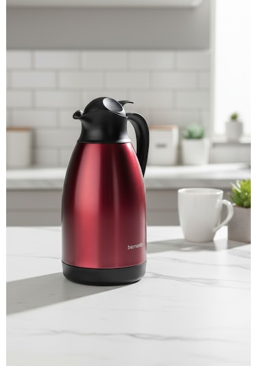 Bernardo Grandio Çelik Termos Bordo 2 Litre Bordo