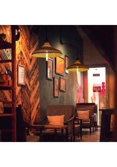 Bambu Avize Bohem: Umbrella 50Cm