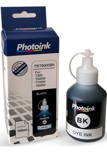 Brother Bt 60 Uyumlu 100 ML Siyah Photoink Plus Mürekkep T220/T42