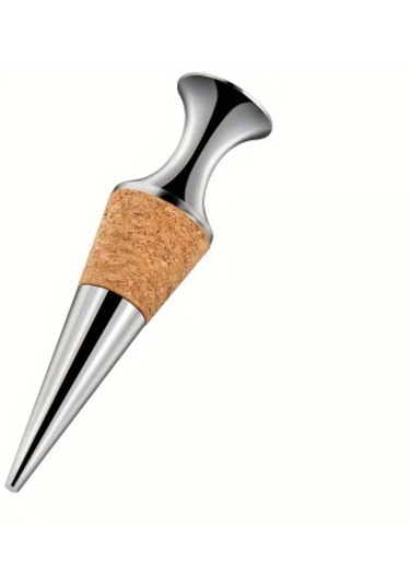 Atay Garage Paslanmaz Çelik Şarap Ve Şampanya Tıpası 1 Adet Açık Gri