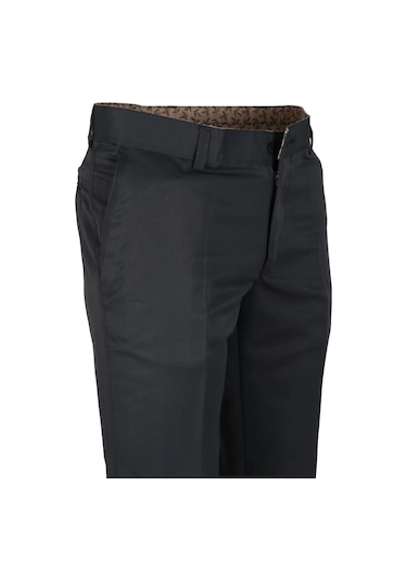 Erkek Keten Pantolon Klasik Normal Kesim Rar01158 Gri