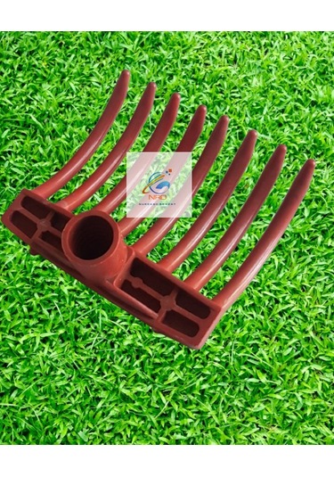 ZEYTİN TIRMIĞI 8 DİŞ  SAPLI VE VİDALI 5 ADET