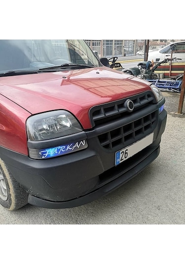 Fiat Doblo D1 Uyumlu Astra H Lip 2 Parça Ön Tampon Eki