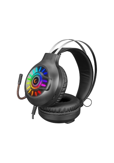 Rampage RM-K44 Zengibar 7.1 Surround Mikrofonlu RGB Kulak Üstü Oyuncu Kulaklığı