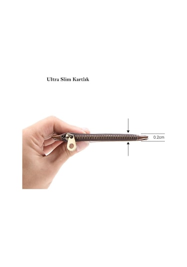 Contacts Hakiki Deri Ultra Slim Erkek Kartlık - Tono
